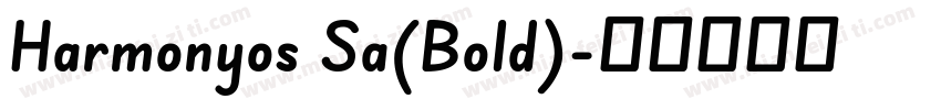 Harmonyos Sa(Bold)字体转换